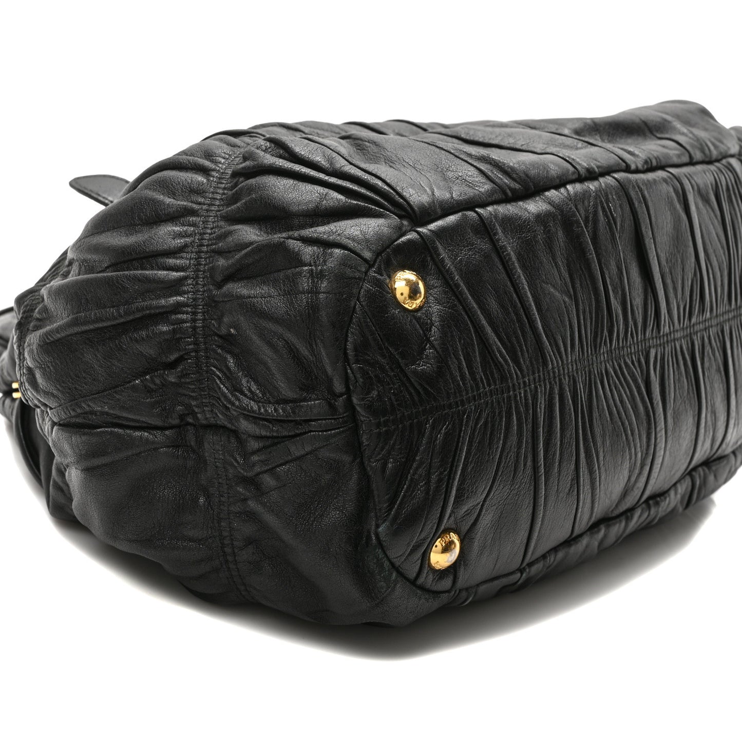 Nappa Gaufre Tote Black