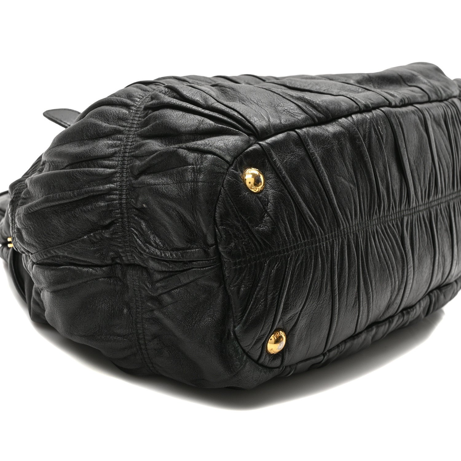 Prada Nappa Gaufre Tote Black 8 of 11