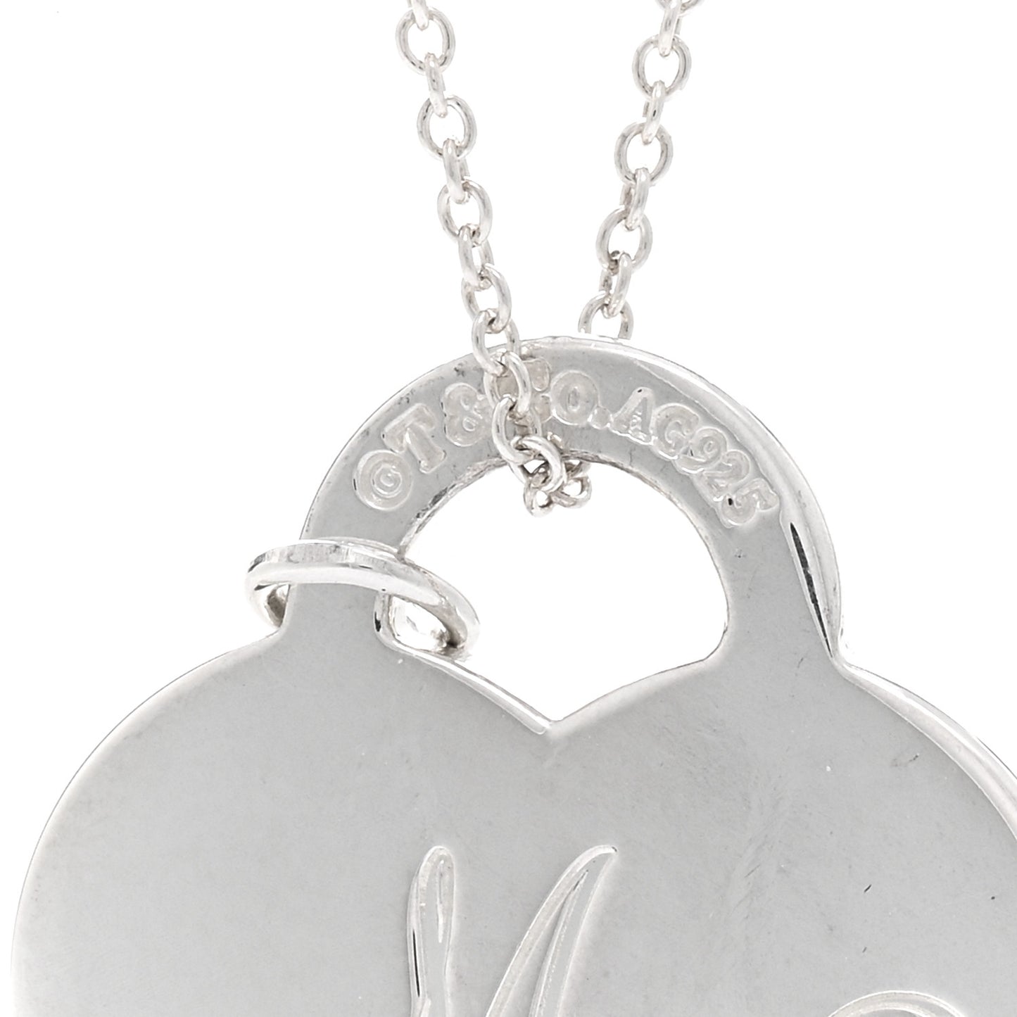 Sterling Silver Rubedo Mom Heart Tag Key Pendant Necklace