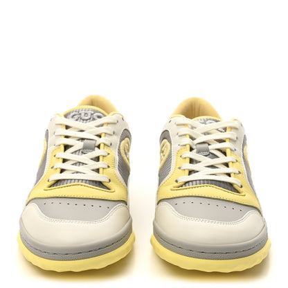 Gucci Dali Soft Calfskin Womens Mac80 Sneakers 35 Off White Grey Sky Yellow 38.5 Off White Grey Sky Yellow 3 of 10