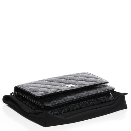 Chanel Caviar Quilted Wallet On Chain WOC Black 4 of 10