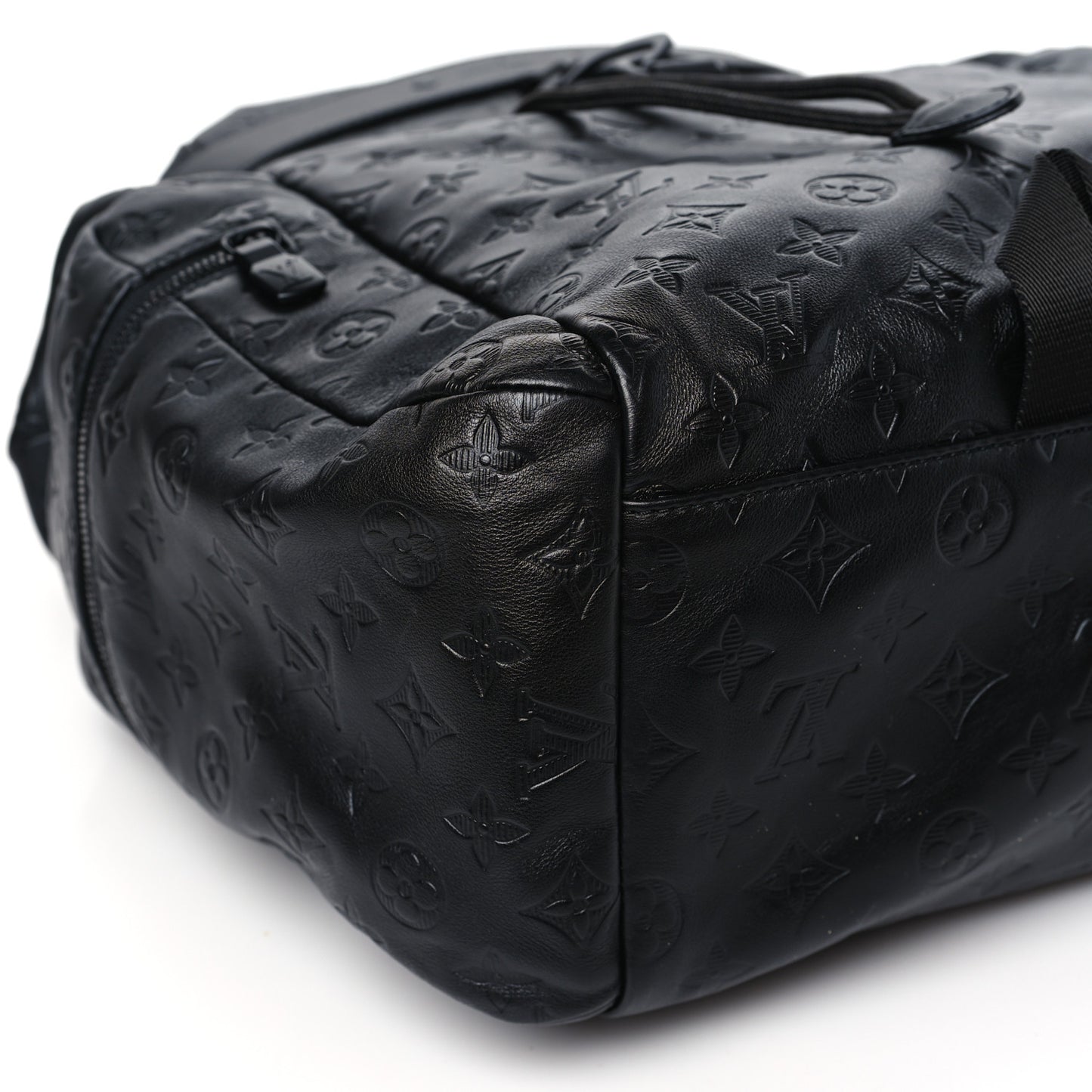 Calfskin Monogram Shadow Discovery Backpack Black