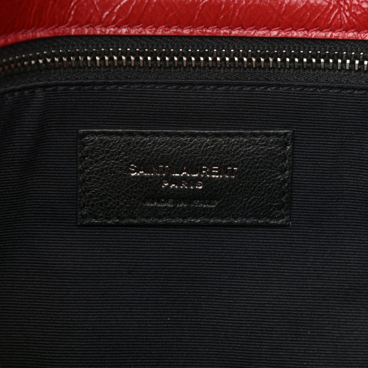 Crinkled Calfskin Matelasse Monogram Large Niki Chain Satchel Rouge Eros