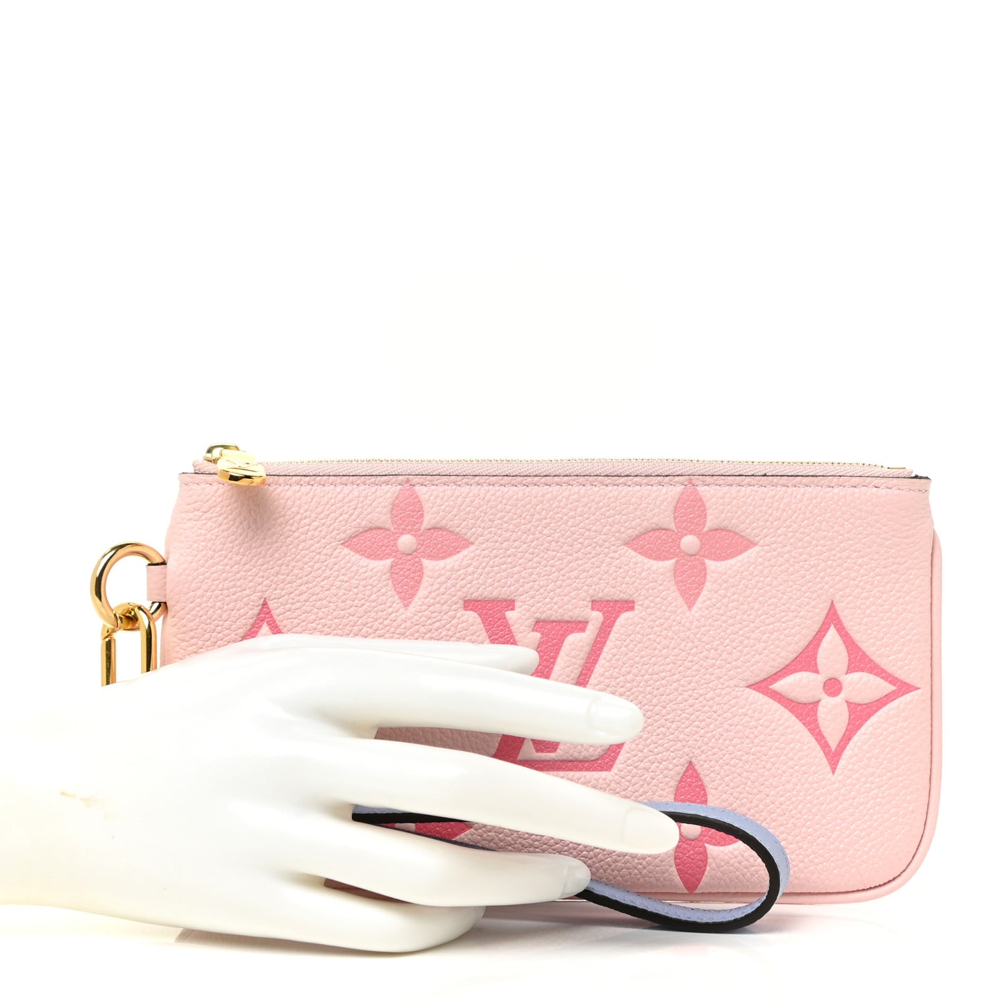 Empreinte Monogram Giant By The Pool Trio Pouch Rosebud Summer Blue Cream Saffron