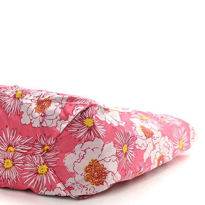 Prada Tessuto Nylon Floral Print BYOBag Shopping Tote Fuxia 11 of 13