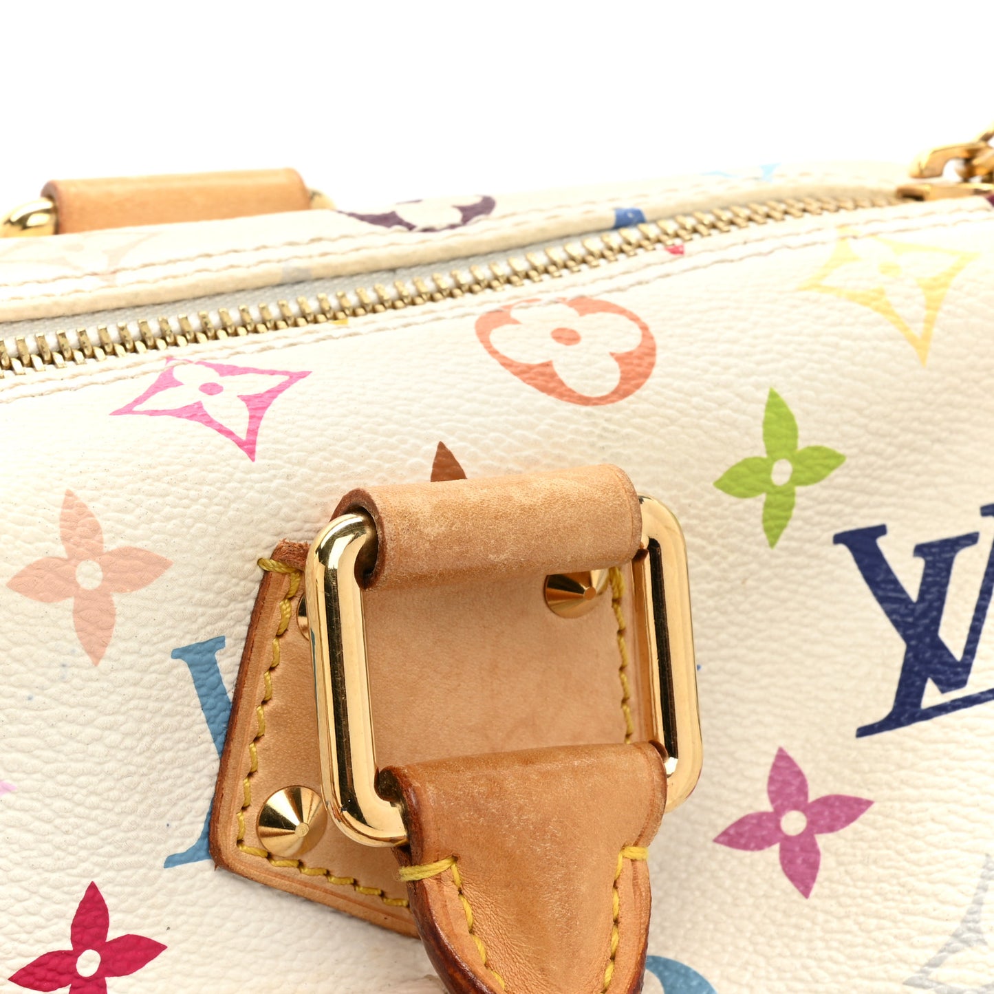 Monogram Multicolor Speedy 30 White