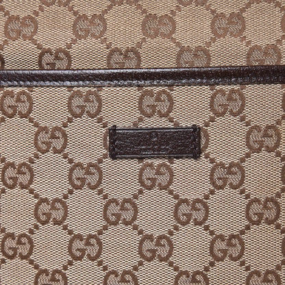 Gucci Monogram Flat Messenger Bag Dark Brown 11 of 13
