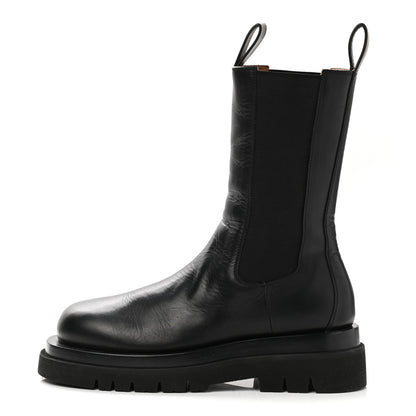 Bottega Veneta Calfskin The Lug Chelsea 55mm Boots 40.5 Black 1 of 10