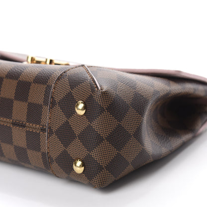 Louis Vuitton Damier Ebene Caissa Clutch Rose Ballerine 7 of 10