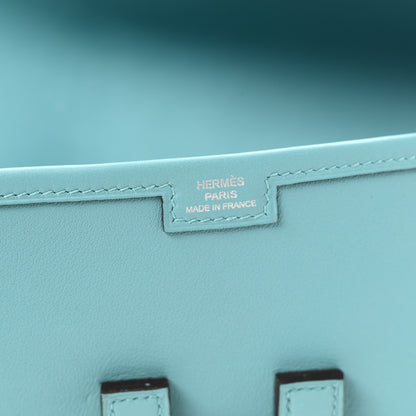 Hermes Swift Jige Elan 29 Clutch Bleu Saint Cyr 6 of 10