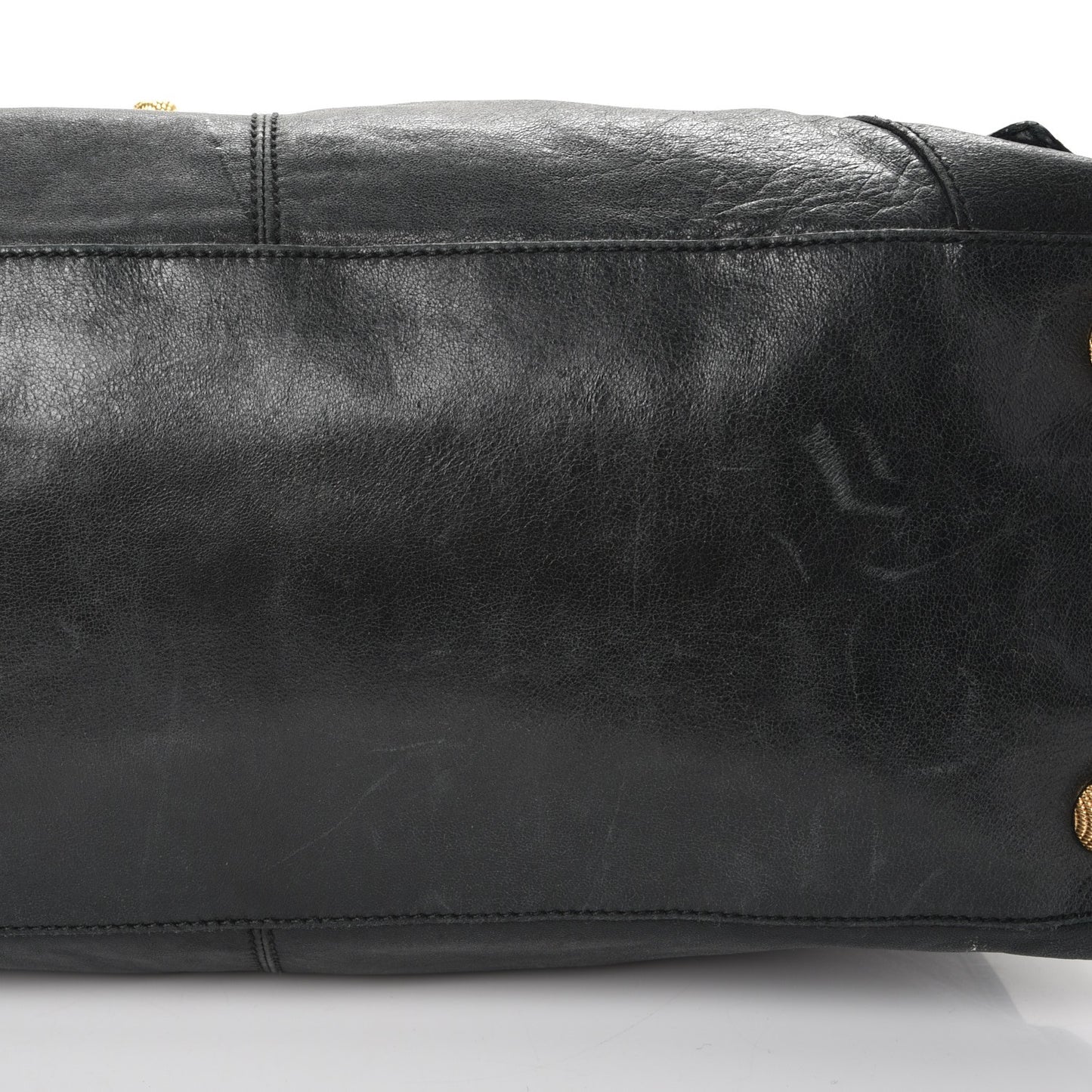 Agneau Giant 21 Gold Hardware Work Black