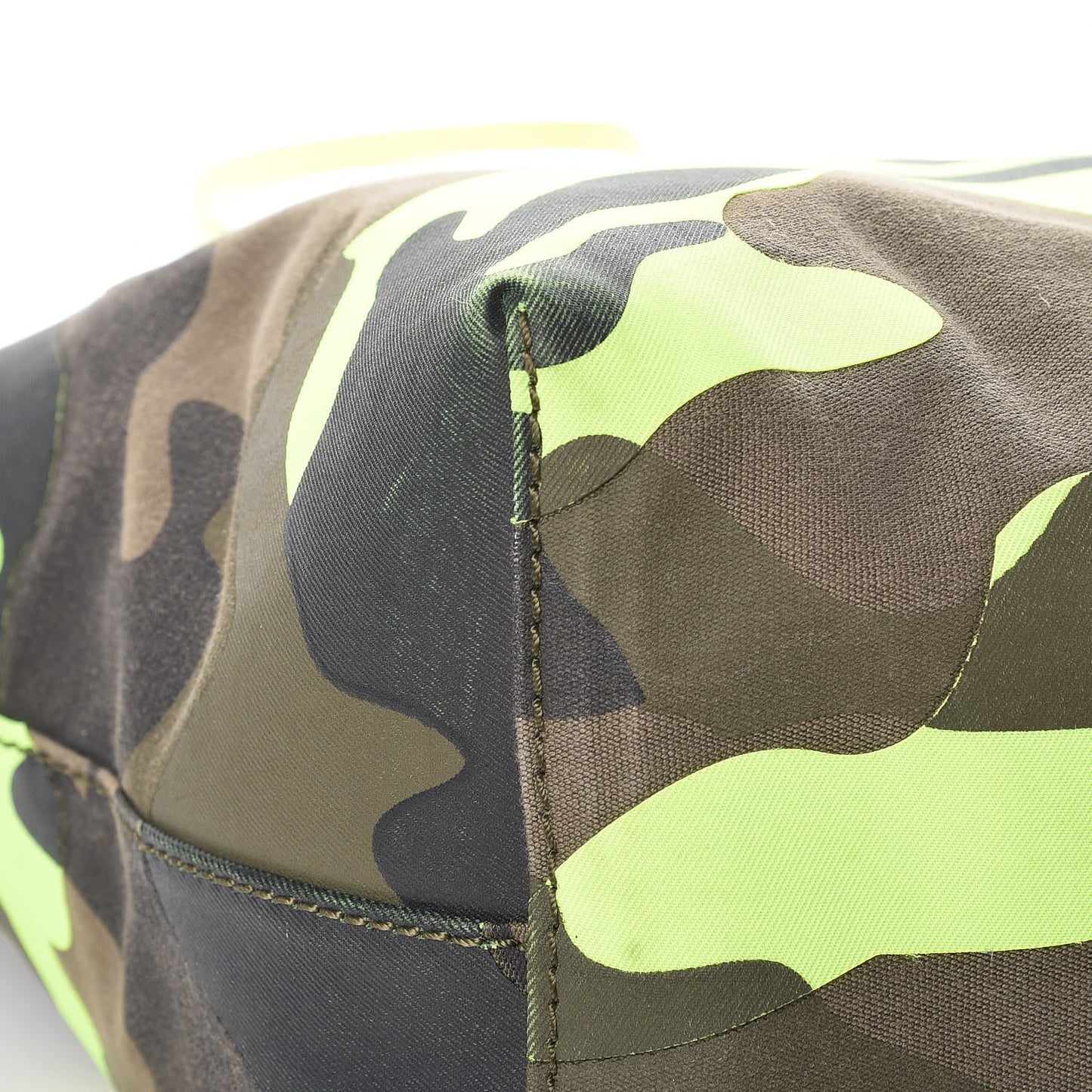 Canvas Camouflage Rockstud Reversible Tote Multicolor