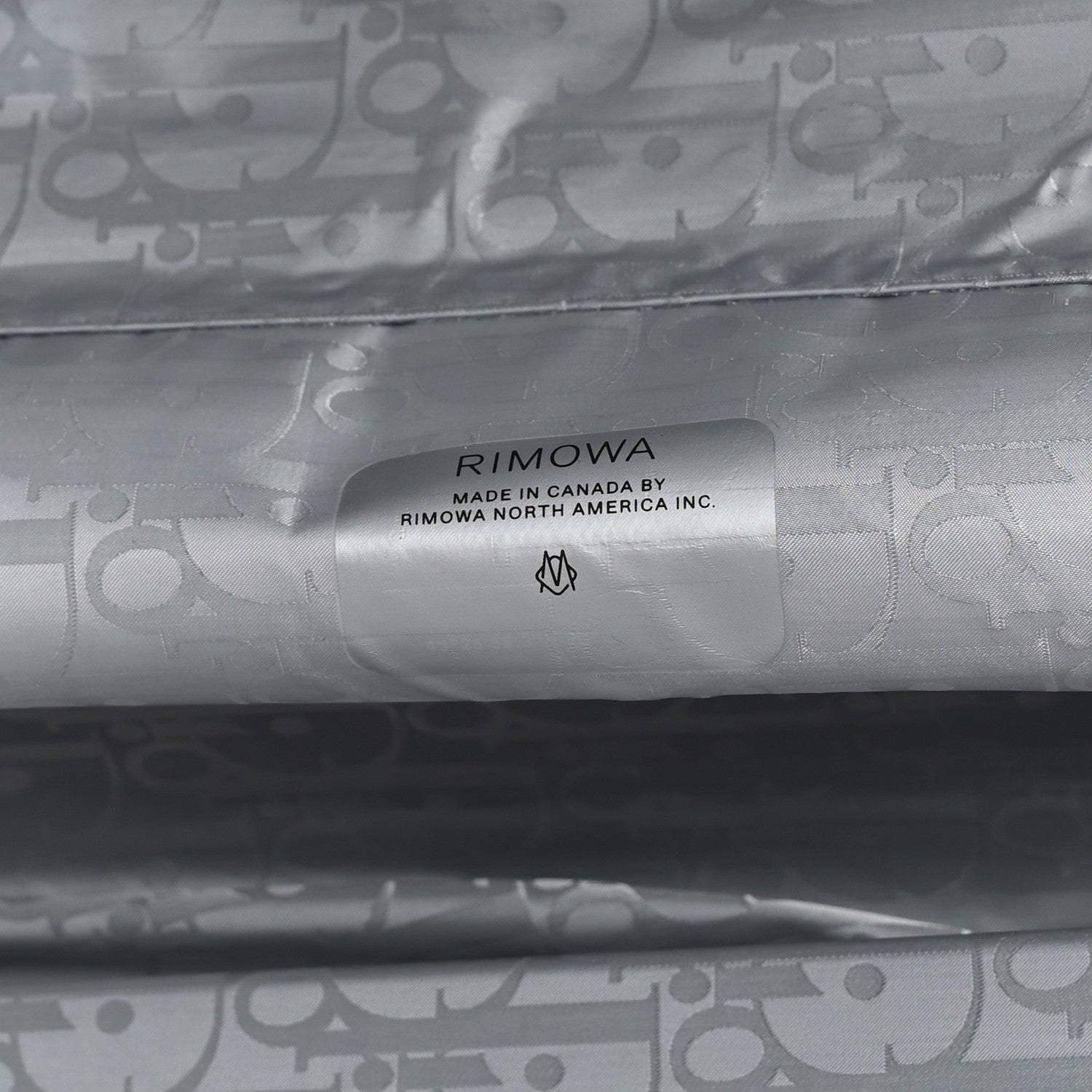 Christian Dior X RIMOWA Aluminum Gradient Cabin Luggage Silver 5 of 9