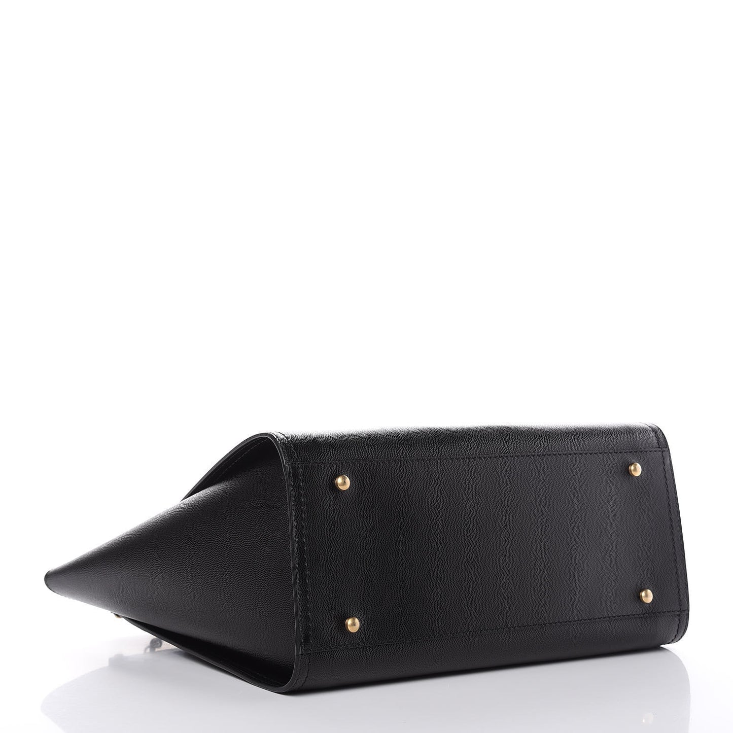 Caviar Small Studded Deauville Tote Black