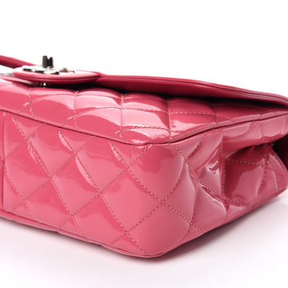 Chanel Patent Quilted Large Coco Shine Flap Pink 8 of 11