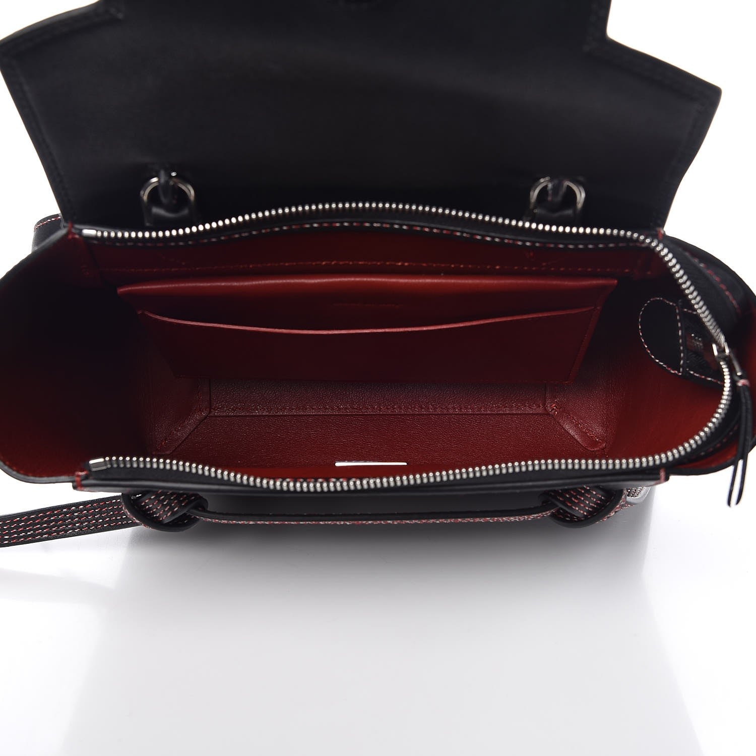 Celine Grained Calfskin Micro Stitch Belt Bag Black 6 of 10