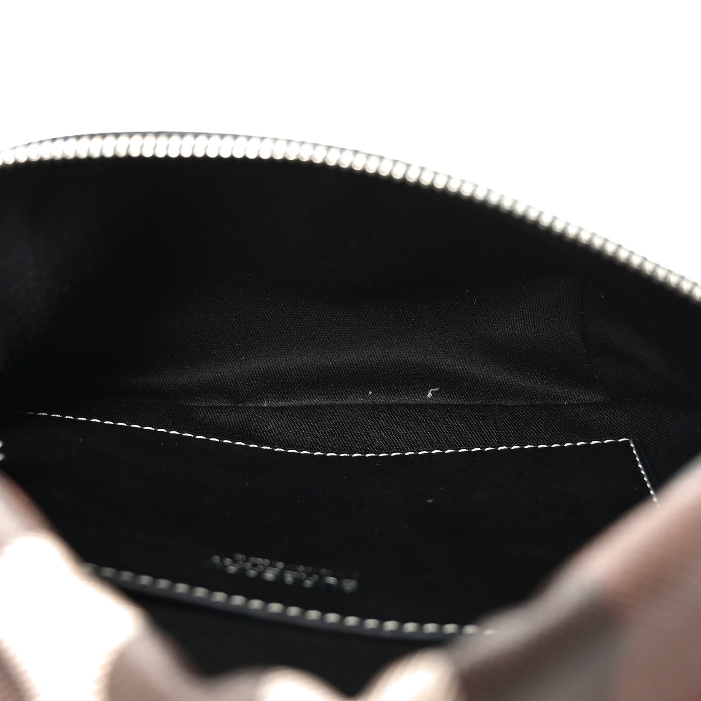 E-canvas Check Bum Bag Dark Birch Brown