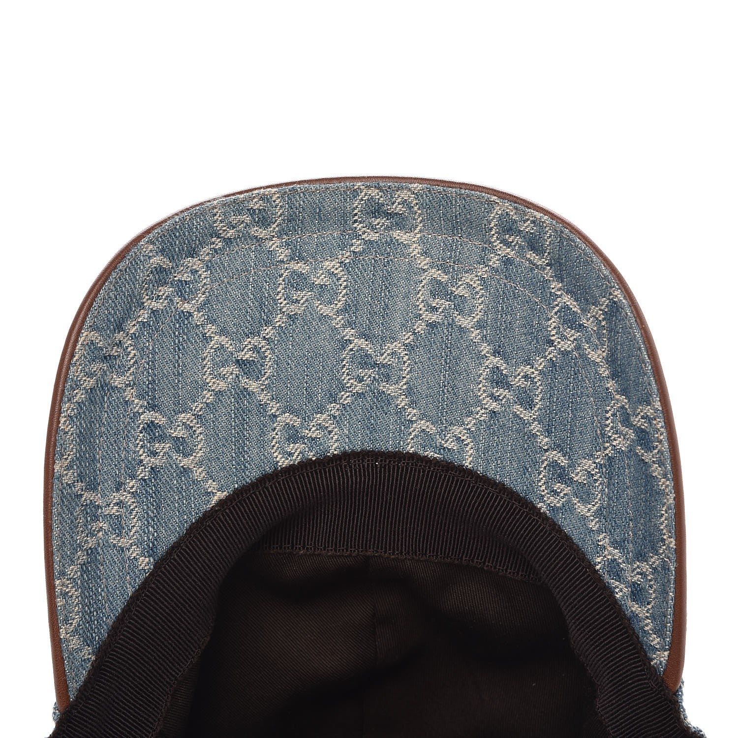 Gucci Denim GG Monogram Baseball Hat S Blue 8 of 10