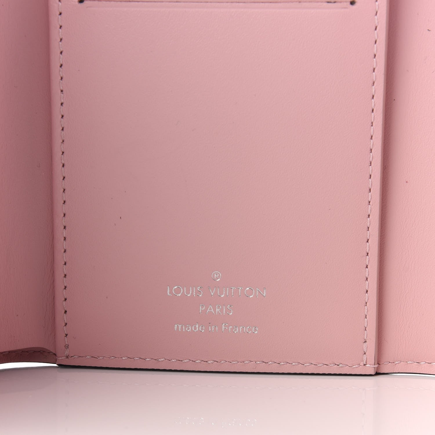 Louis Vuitton Epi Monogram Tape Twist Compact Wallet Rose White 7 of 9