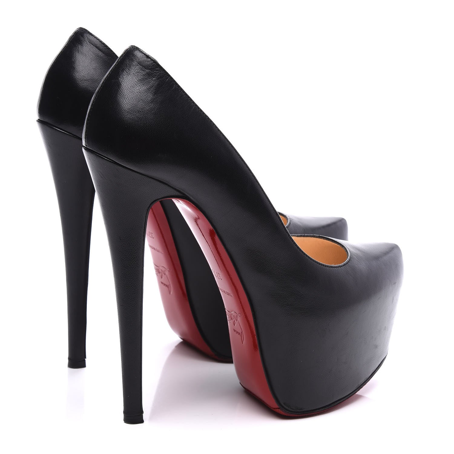 Christian Louboutin Kid Daffodile 160 Pumps 37.5 Black 4 of 10
