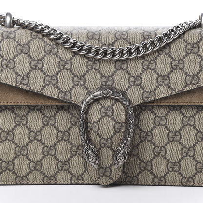 Gucci GG Supreme Monogram Small Dionysus Shoulder Bag Taupe 8 of 13