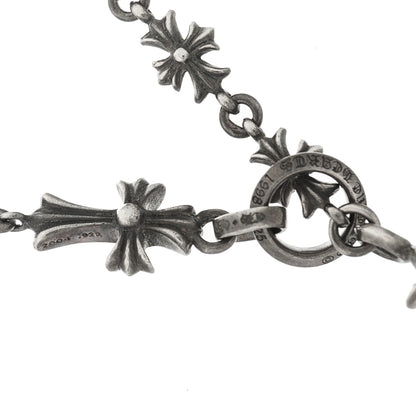 Chrome Hearts Sterling Silver Lariat Cross Pendant Necklace 4 of 5