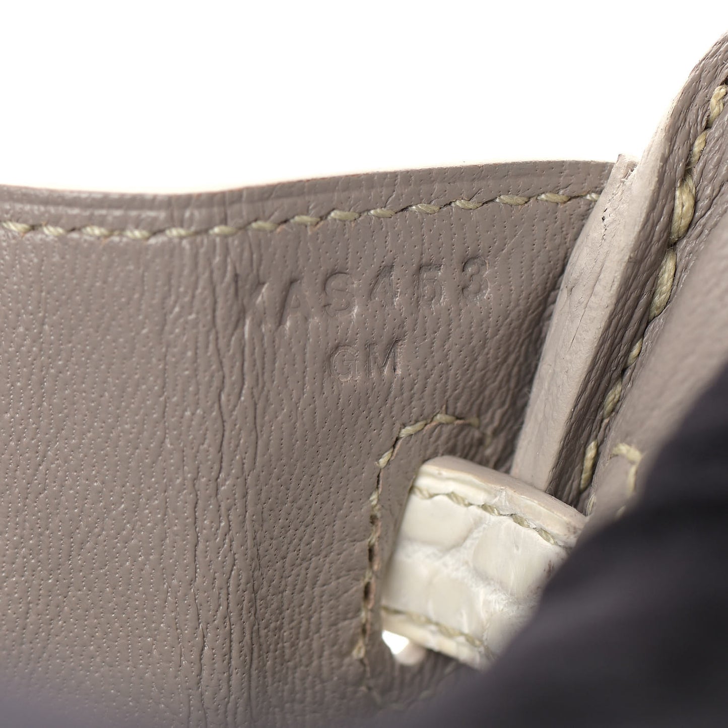 Matte Niloticus Crocodile Himalaya Birkin 25 Blanc