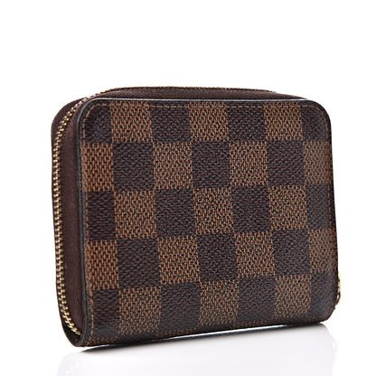 Louis Vuitton Damier Ebene Zippy Coin Purse 2 of 8