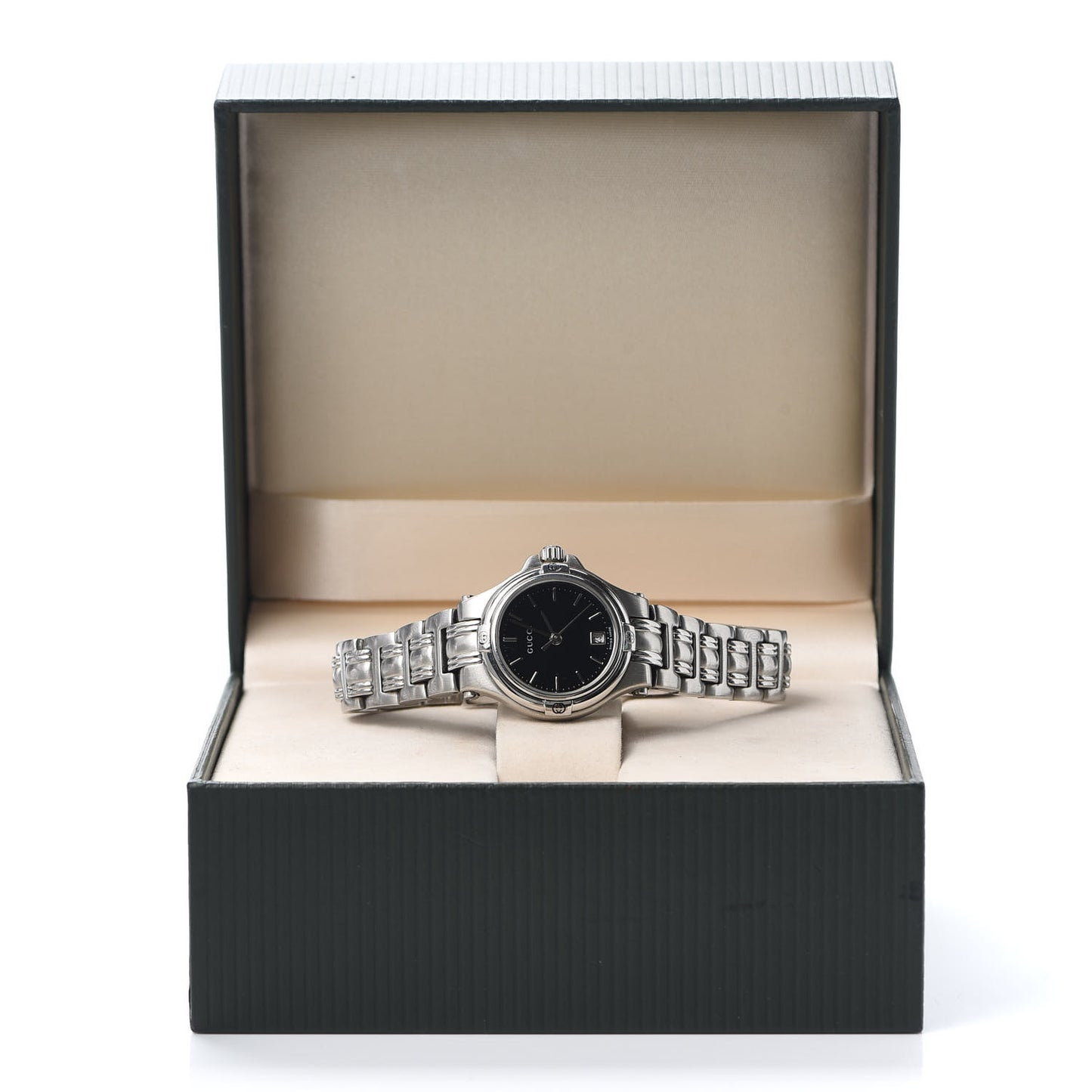 Stainless Steel 26mm 9040L Quartz Watch Black