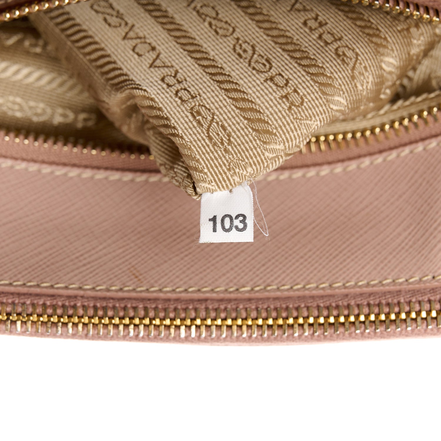 Prada Saffiano Small Galleria Double Zip Tote Cammeo 7 of 16