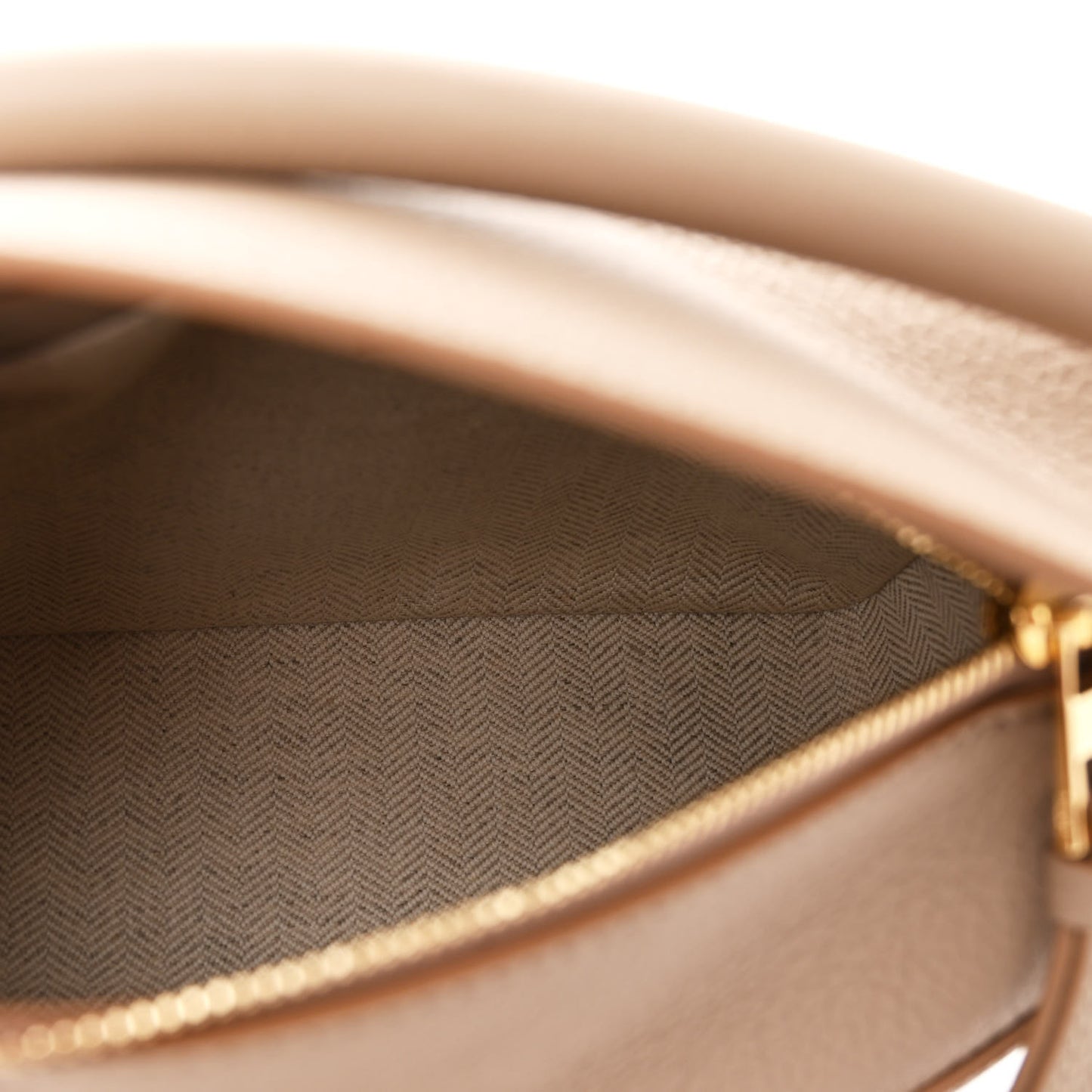 Calfskin Mini Puzzle Edge Bag Sand