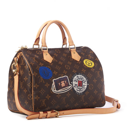 Louis Vuitton Monogram World Tour Speedy Bandouliere 30 2 of 8
