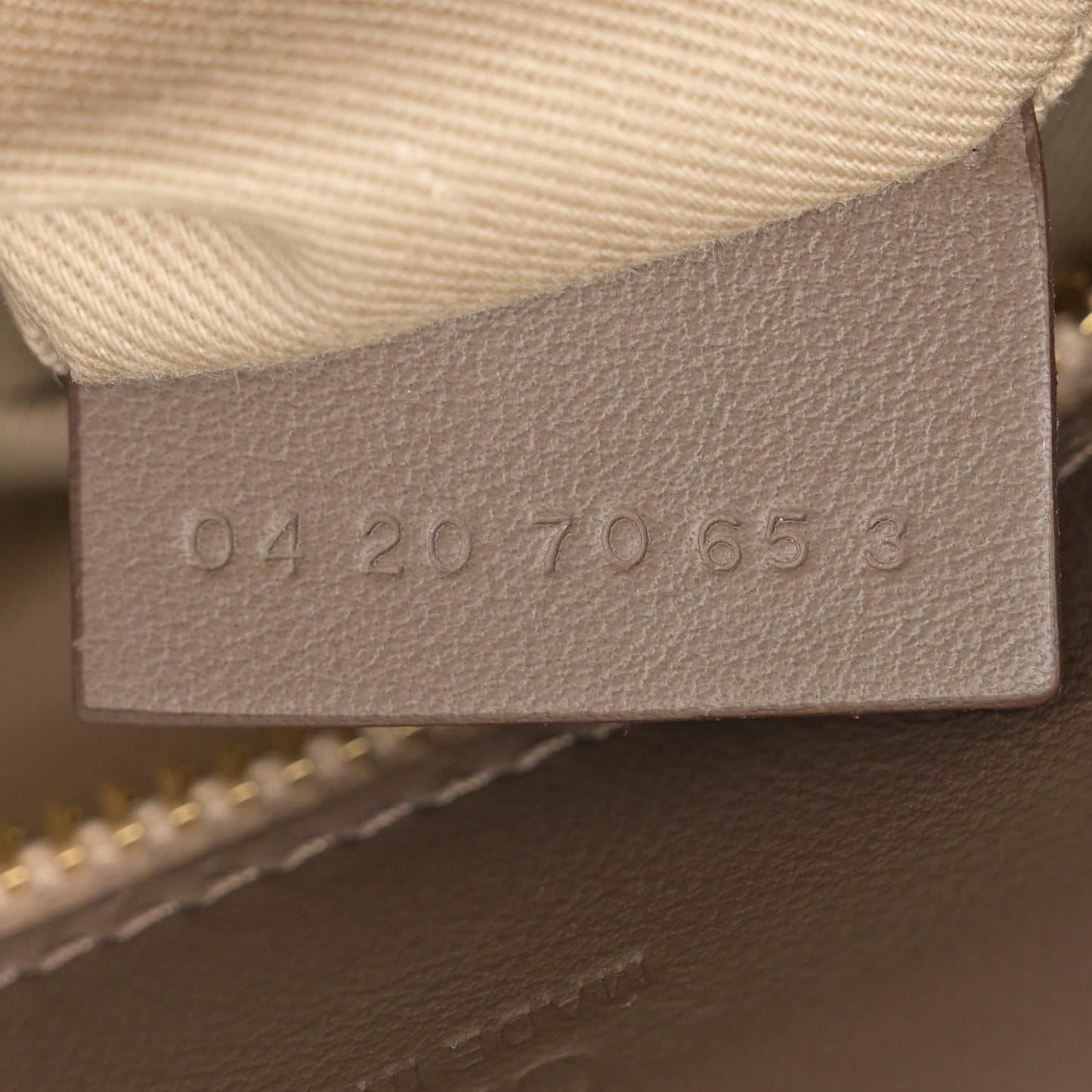 Calfskin Suede Small Tess Day Bag Motty Grey
