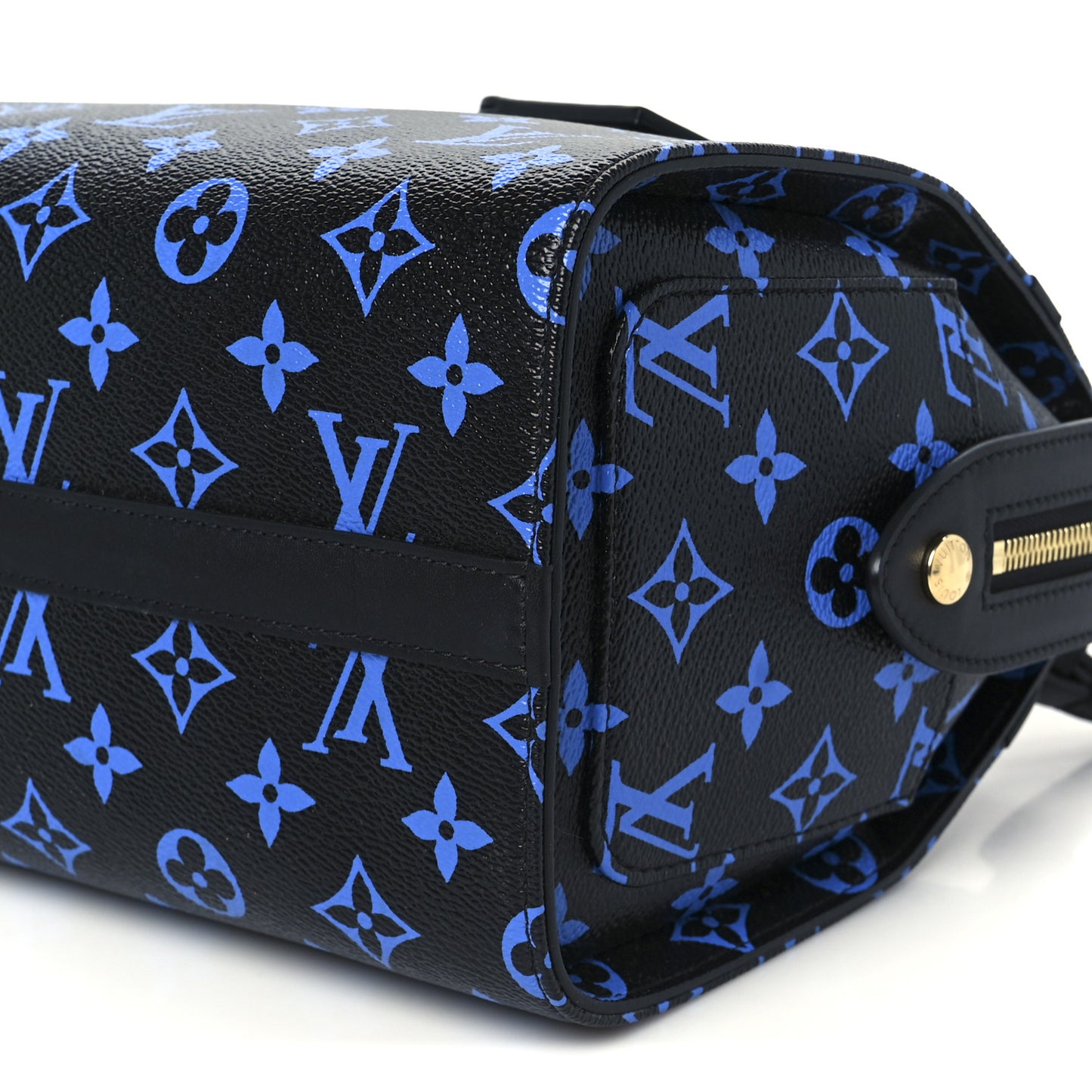 Colored Monogram Speedy Amazon PM  Blue Black