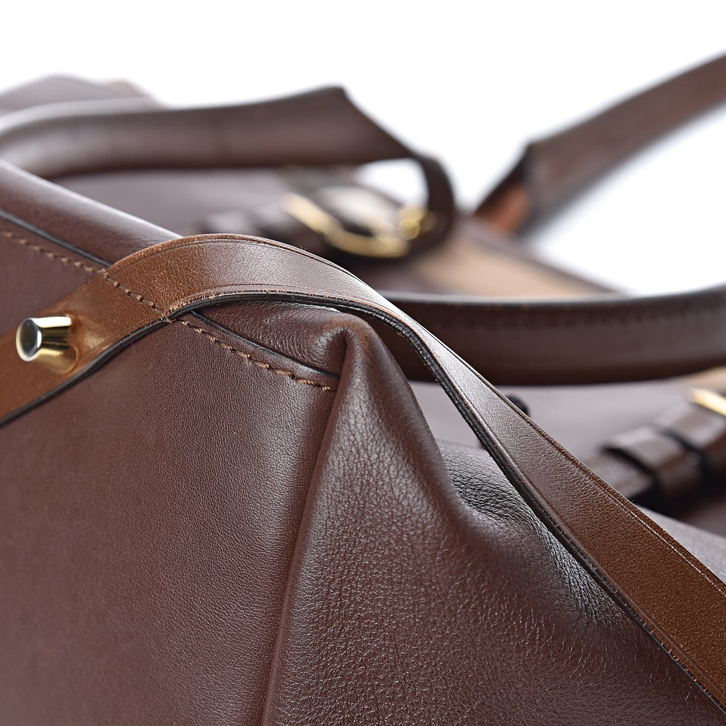 Calfskin House Check Small Salisbury Tote Brown