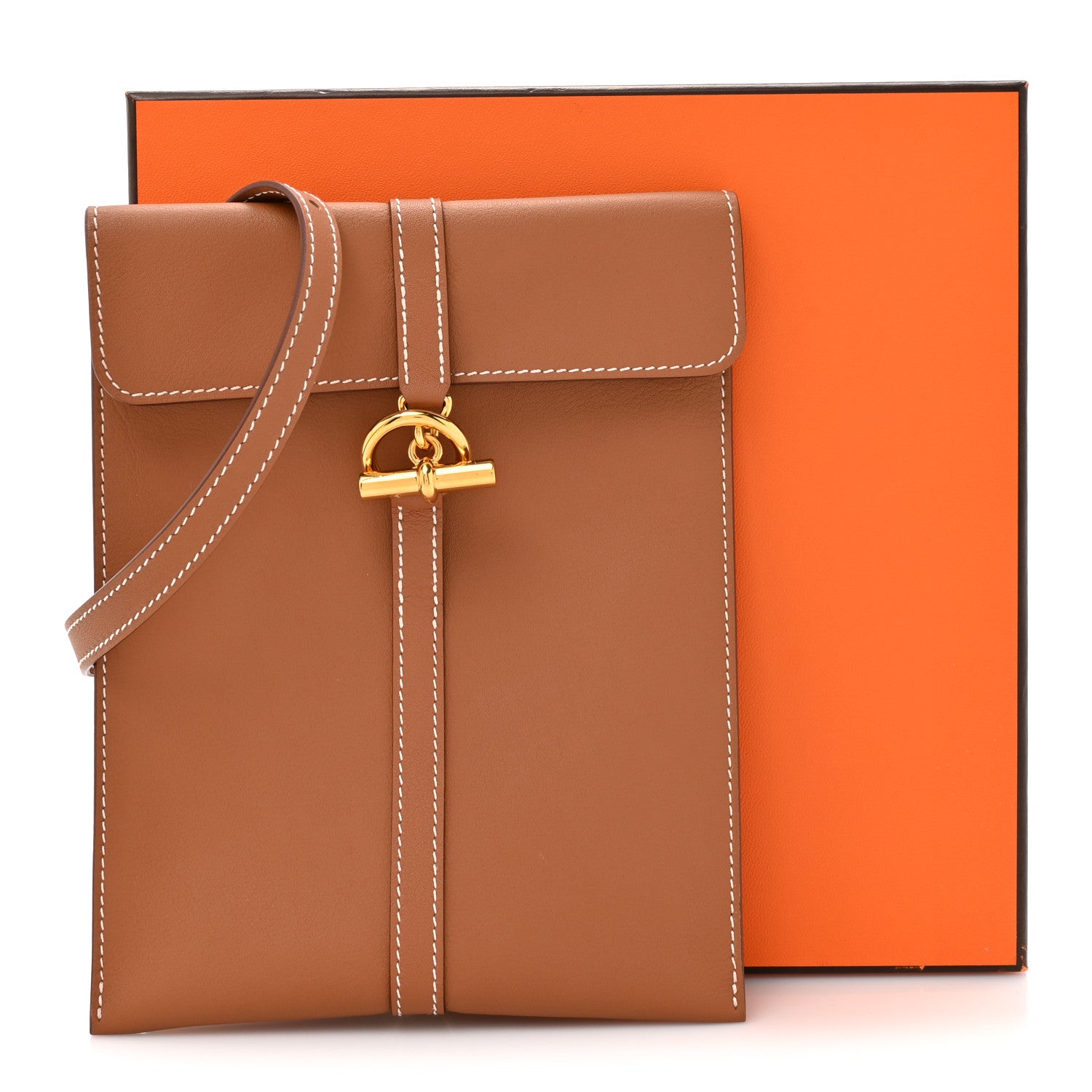Hermes Swift Glenan To Go Pouch Gold 11 of 11