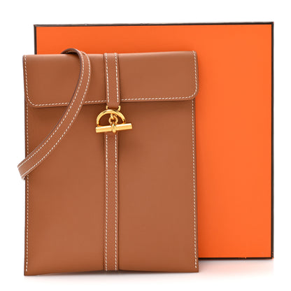 Hermes Swift Glenan To Go Pouch Gold 11 of 11