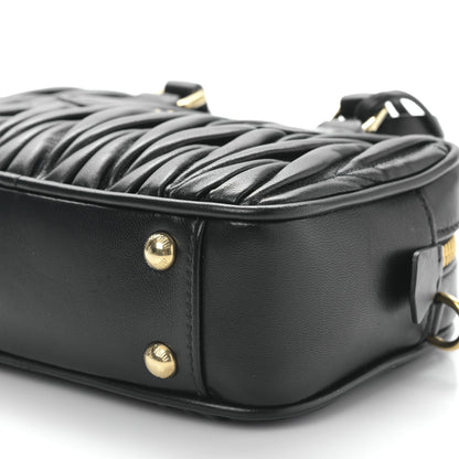 Miu Miu Nappa Matelasse Small Arcadie Black 8 of 9