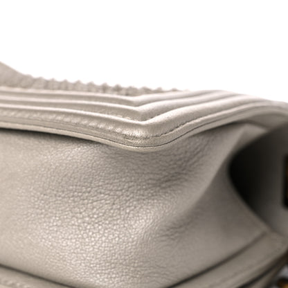Chanel Metallic Lambskin Small Scaled Boy Flap Gold 11 of 13