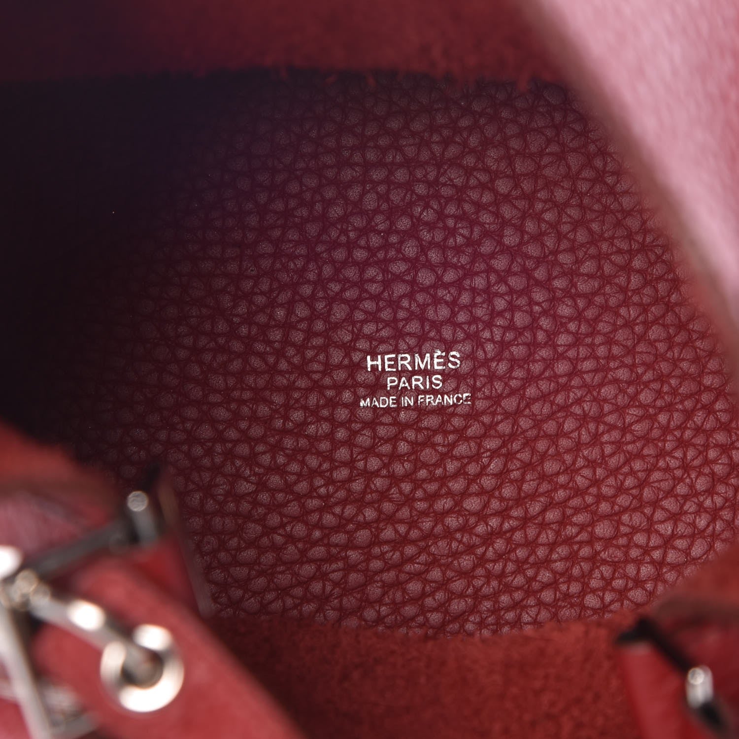 Hermes Taurillon Clemence Picotin Lock 18 PM Rubis 5 of 10