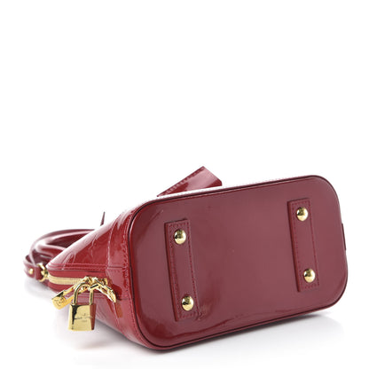Louis Vuitton Vernis Alma BB Pomme D'Amour 4 of 9