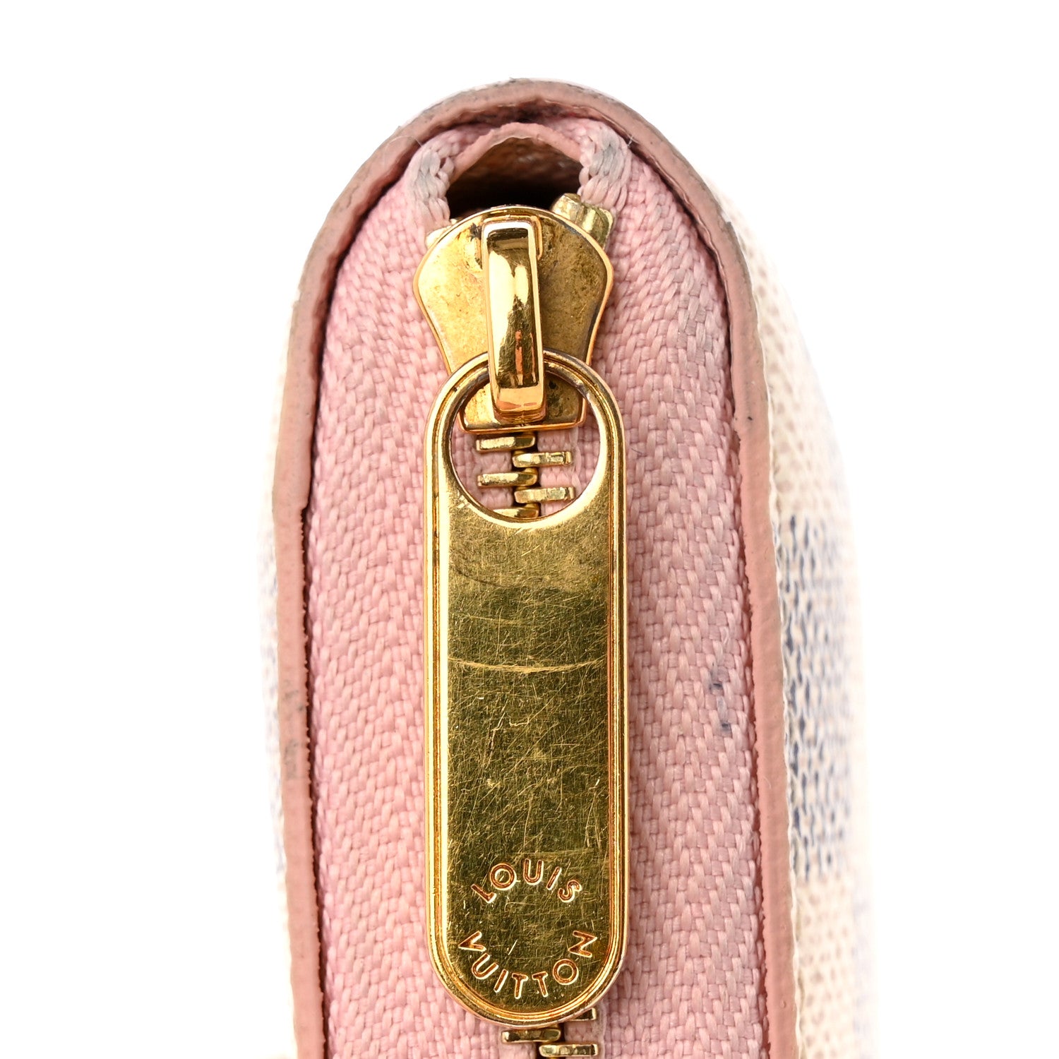 Louis Vuitton Damier Azur Zippy Coin Purse Rose Ballerine 12 of 12