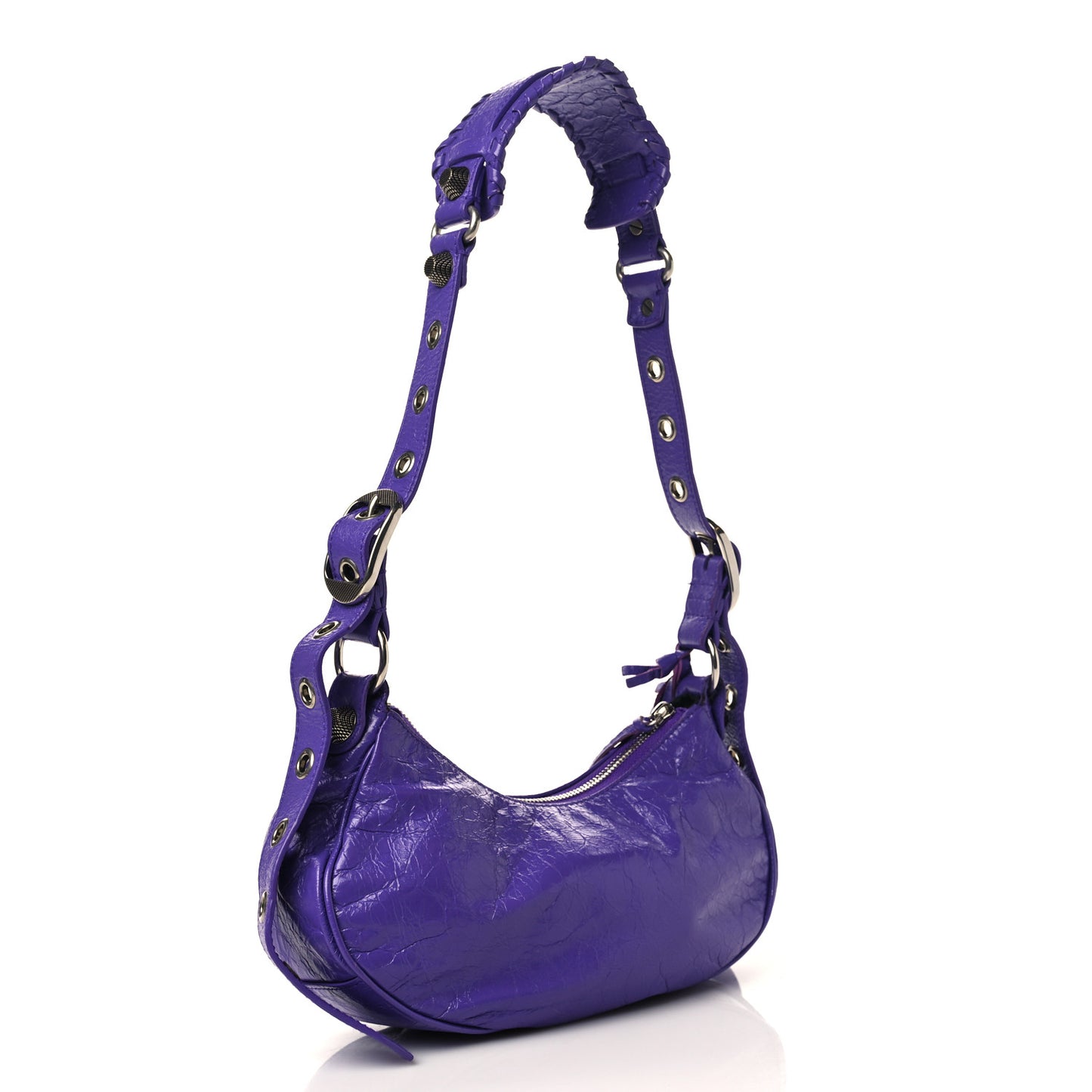 Agneau Arena Le Cagole Shoulder Bag XS Purple
