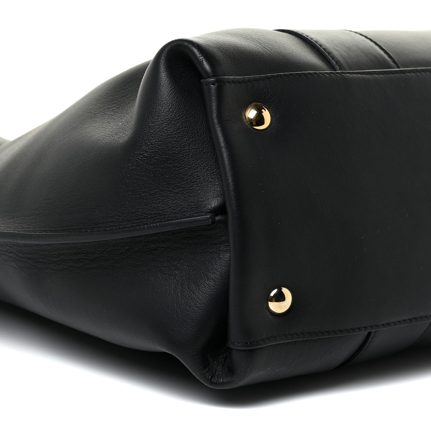Calfskin Large Sookie Satchel Black