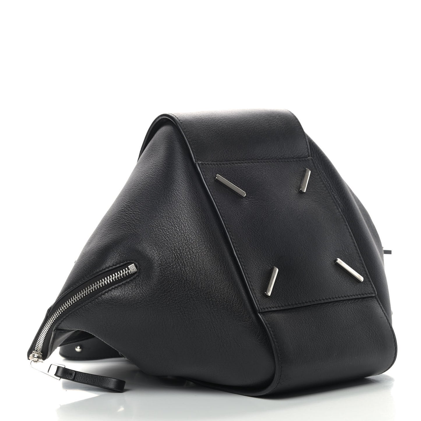 Calfskin Small Hammock Shoulder Bag Black