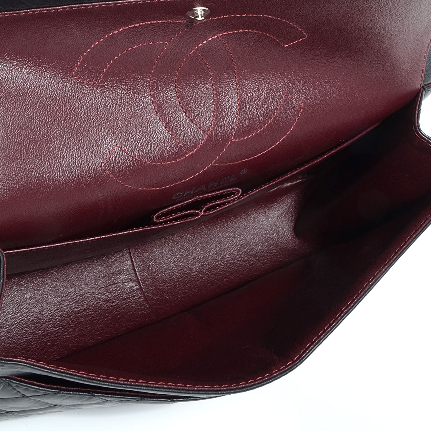 Aged Calfskin Quilted 2.55 Reissue 226 Flap Black