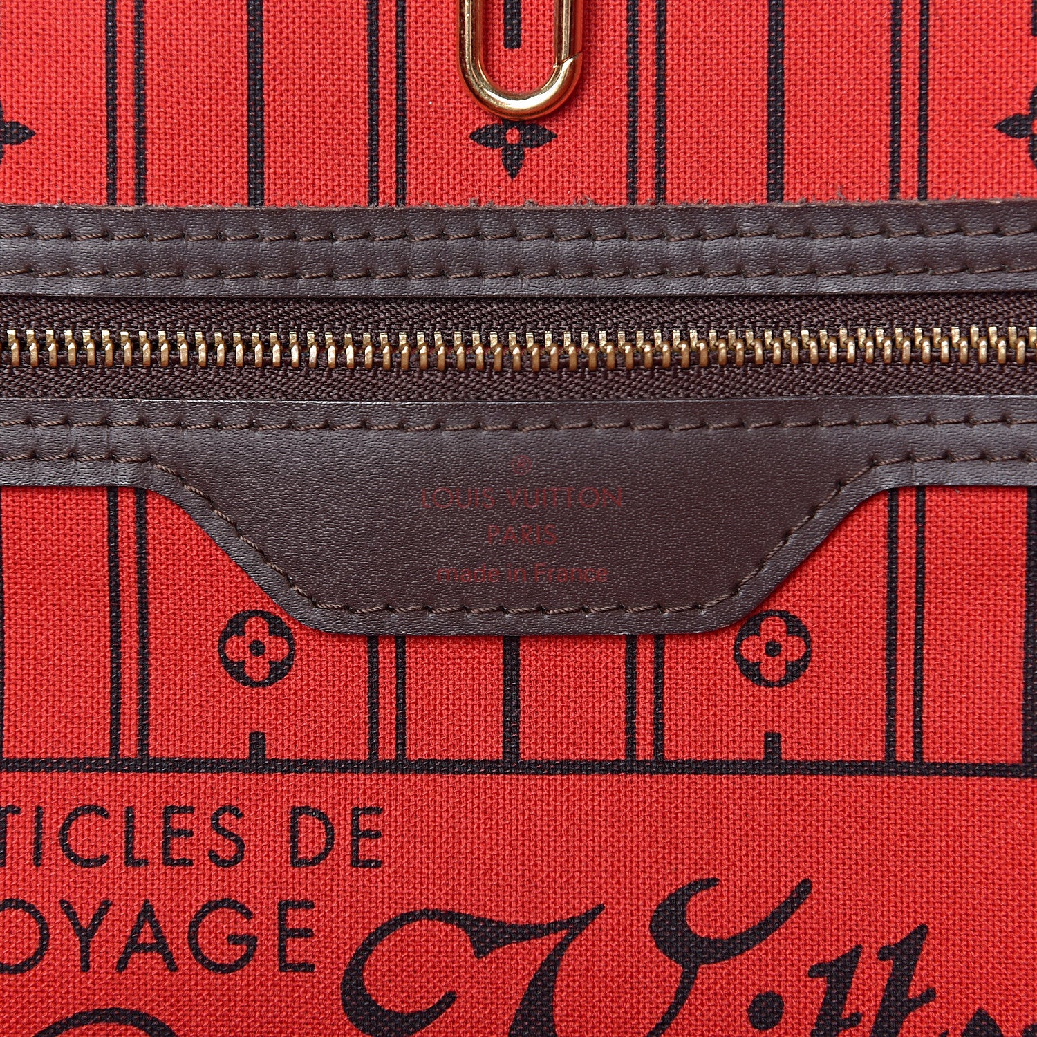 Louis Vuitton Damier Ebene Neverfull GM 6 of 10