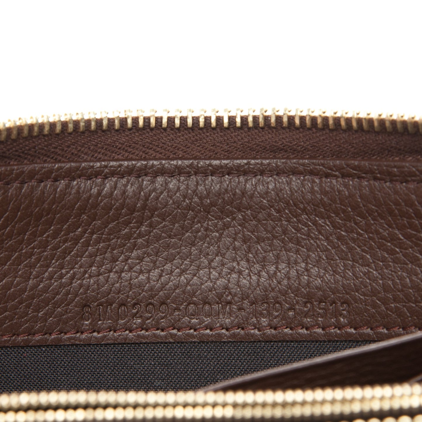Zucca Vitello Artic Zip Around Wallet Tobacco Castagna