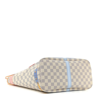 Louis Vuitton Damier Azur Summer Trunks Neo Neverfull MM 4 of 13