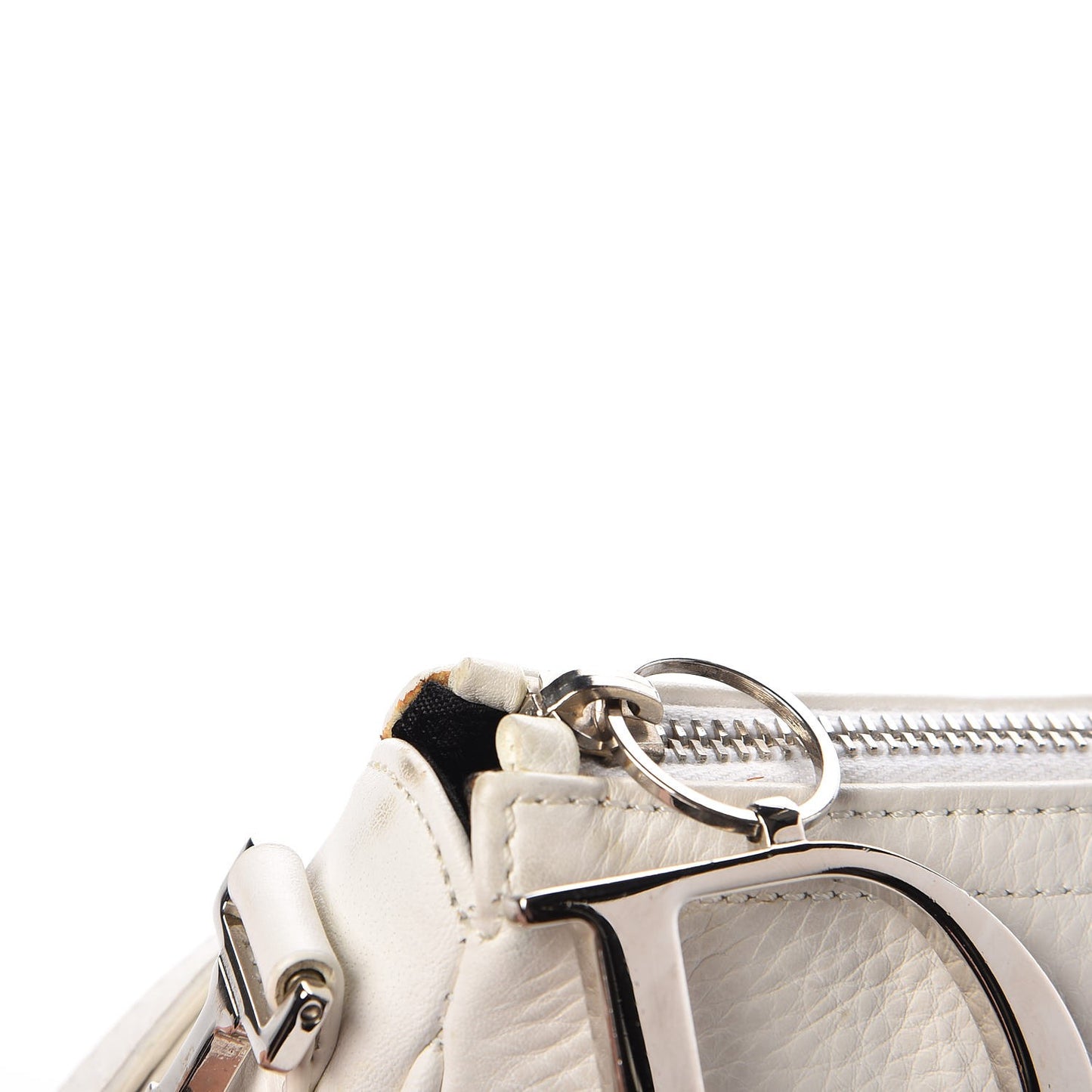 Calfskin Shoulder Bag White